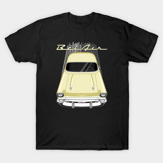 Chevrolet Bel Air 1957 - yellow T-Shirt by V8social